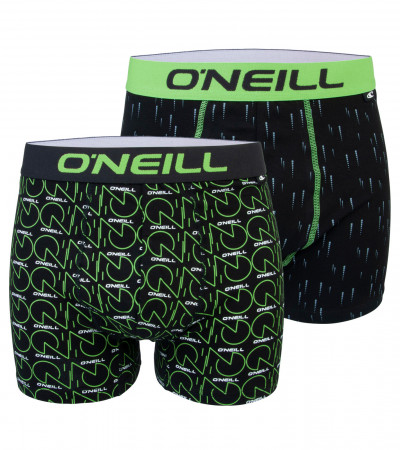 Men boxer O\'Neill logo & plain 2-pack