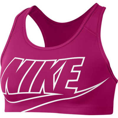 Nike Swoosh Women\'s Medium-Support Non-Padded Logo Sports Bra