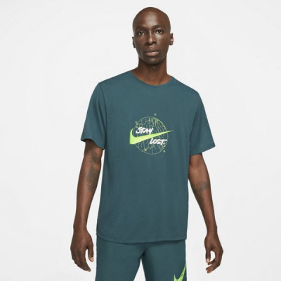 Nike Dri-FIT Miler Wild Run Mens Short-Sleeve Running Top